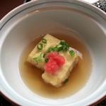 ラビスタ阿寒川 - 煮物：揚げ出汁豆腐・薬味・旨味出汁
