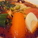 カレー食堂 心 - 季節野菜のスープカレー