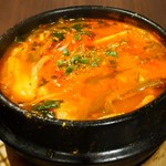 Sumibi Wagyuu Ittou Yakiniku Nishiki - 豆腐チゲ鍋