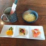 予祝のワンプラスワン 心がワクワクする洋食屋さん - 前菜＆スープ 2017年9月