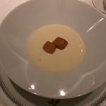 リストランティーノ ルベロ - 白いとうもろこしのスープ