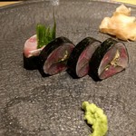 Sushi Ochiai - イワシ海苔巻き
