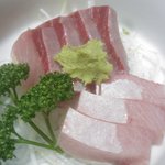 文福 - 天然ブリの刺身