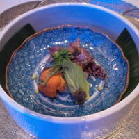 RESTAURANT VITRA NAGOYA - ホタルイカとウニの瞬間燻製