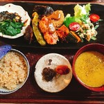 organic cafe ごぱん - 玄米定食
