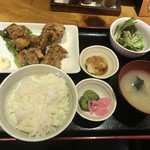 ぢどり亭 - からあげ定食650円