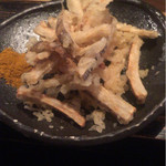 山元麺蔵 - 土ゴボウ天ぷら