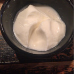 山元麺蔵 - サービスのミニ杏仁豆腐