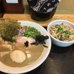 つけ蕎麦えん藤 - ８月限定
            南部極煮干神と牛しぐれ飯