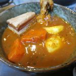 風遊斎 - スープカリィのアップ