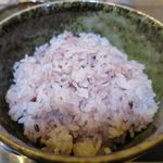 風遊斎 - 黒米入りライス