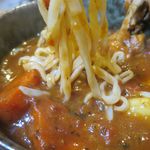 風遊斎 - 麺も入ってます