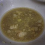 ラーメン二郎 - しっかり乳化したスープ