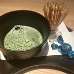 抹茶 チョコレート添え