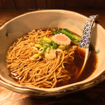 拉麺酒房 熊人 - 拉麺酒房 熊人(くまじん)(長野県上田市上田原)かけ拉麺 570円