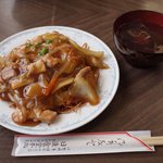 日進食堂 - 揚げ焼きそば（700円）