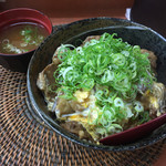 糀屋 - 2017.8.24  すじ玉丼 大盛り