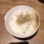 麺と心 7 - 鰯白湯つけ麺（2016年10月限定）（締めご飯）