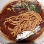 麺と心 7 - サンマ白湯ラー麺（2016年11月限定）（麺）