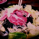 バーベキュー白樺 - 料理写真:野菜と一緒に焼いていきます