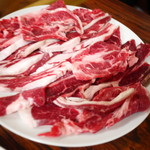 Babekiyu Shirakaba - 写真は羊肉（４人前）