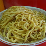 ラーメン二郎 - 今日の茹で前麺量は恐らく400gオーバー