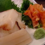 どん亭 - 赤貝＆たこの刺身