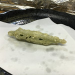 天ぷら はせ川 - オクラ