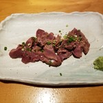 白レバーの炙りたたき