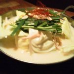 ひなた家 - モツ鍋（煮込み前）2人前