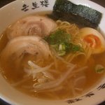 Miburou - Ｂセット（ラーメン、から揚げハーフ、ライス）ラーメンです