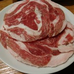 昔ながらの丸ジンギスカン(650円)