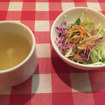 チロル 仙台店 - ランチ 1,000円 スープ＋サラダ ^_^