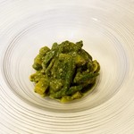 Convivio - 自家製スパゲッティ　冷製バジリコのソース