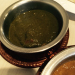 チョウタリ - バイキングのほうれん草チキンカレー。さらっとした味。