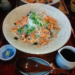 手打そば 車家 - 磯辺そば（大盛り）