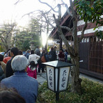 たねや日牟禮茶屋 - 突然の人の波