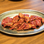 Yakiniku Futago - 私はハラミ御前128HKD（牛胸腹肉御前）を。ここのハラミは超絶美味いと思う！2000円弱でこの定食食べれるんならまた行きますね(*^^*)