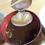 八幡 - あさりの味噌汁です