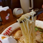 八番山ばりきや - 【2017.9.16(土)】ばりこてめん(並盛・100g)7の麺20円