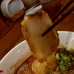 八番山ばりきや - 【2017.9.16(土)】ばりこてめん(並盛・100g)720円のチャーシュー