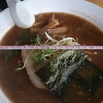 らーめん 山ちゃん - 味噌ラーメン630円　丼の直径27cm