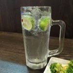 つかふき屋 - すだち酎ハイ、２杯目