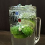 つかふき屋 - すだち酎ハイ、５杯目