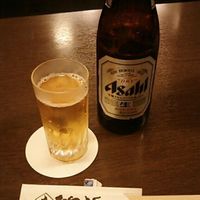 たらふく 梅田堂山店 - 中瓶ビール 810円 2017年9月