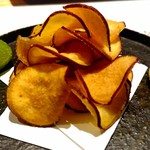 南青山 七鳥目 - ポテトスライス揚げ