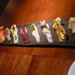 いちず - モダン寿司8貫盛合せ