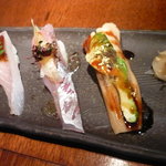 いちず - モダン寿司8貫盛合せ②