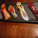 いちず - モダン寿司8貫盛合せ③