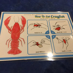 レストラン ストックホルム - ザリガニさんの食べ方。2が(涙